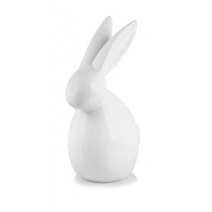Biała Figurka Królik z Uszami - kolekcja Easter